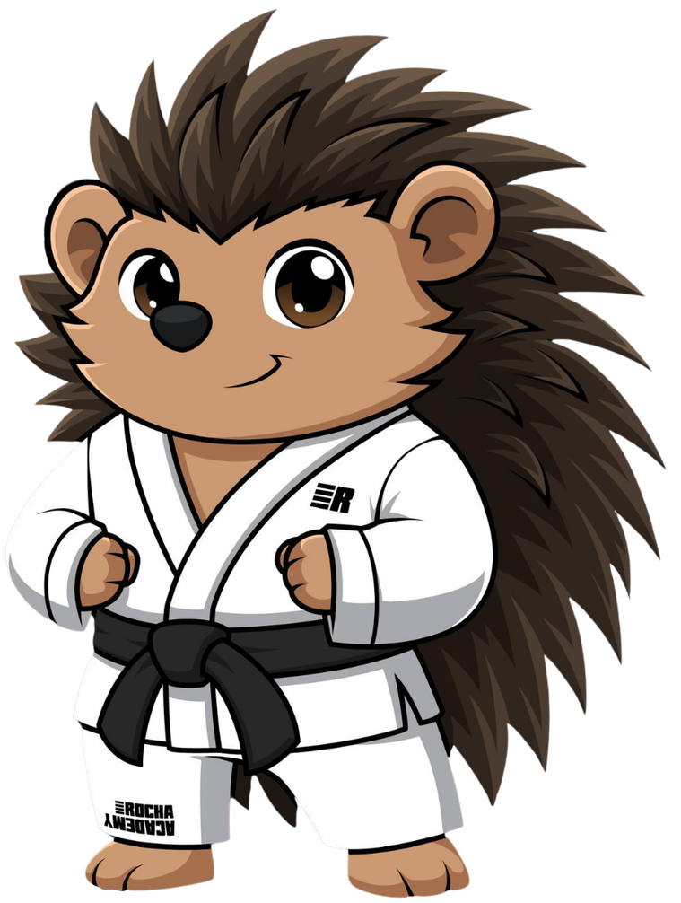 Rocha Academy Hedgehog Mascot