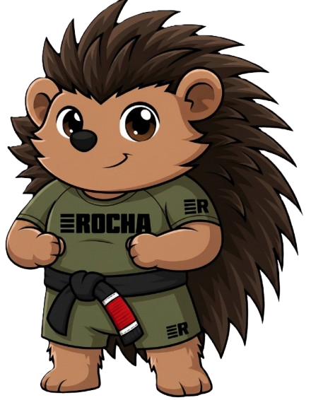 Rocha Academy Hedgehog Mascot